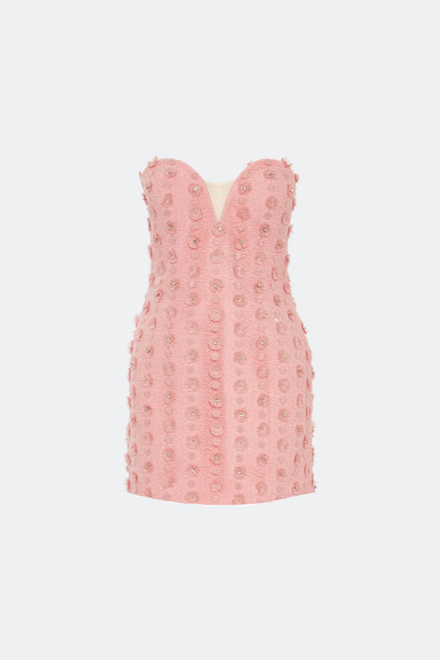 Flower Pattern Bodycon Mini Dress