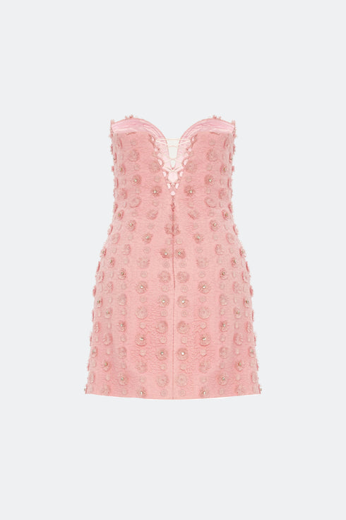 Flower Pattern Bodycon Mini Dress