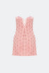Flower Pattern Bodycon Mini Dress