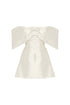 BOW TIE SLEEVE DETAILED MINI DRESS
