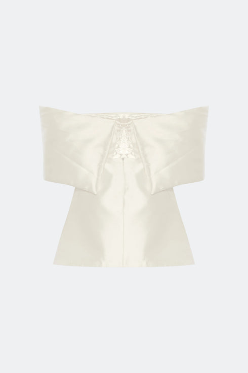 Bow Tie Sleeve Detailed Mini Dress