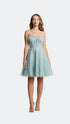 Sequin detailed mini dress