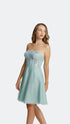 Sequin detailed mini dress