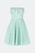 Sequin detailed mini dress