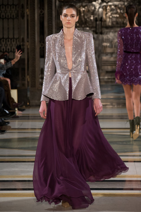 Silk Sequin Jacket