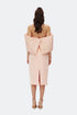 Puff Shoulder Symmetric Dress