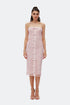 Light Pink Bow Tie Detailed Pencil Dress