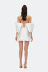 Bow Tie Sleeve Detailed Mini Dress