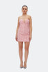 Flower Pattern Bodycon Mini Dress