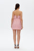 FLOWER PATTERN BODYCON MINI DRESS
