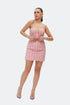 Flower Pattern Bodycon Mini Dress
