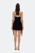 Shiny Fringe Strapless Night Dress