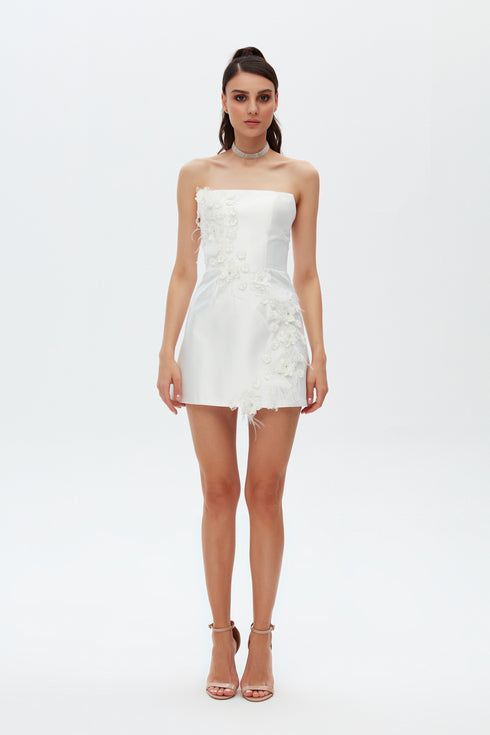 CAMELLIA STRAPLESS MINI DRESS