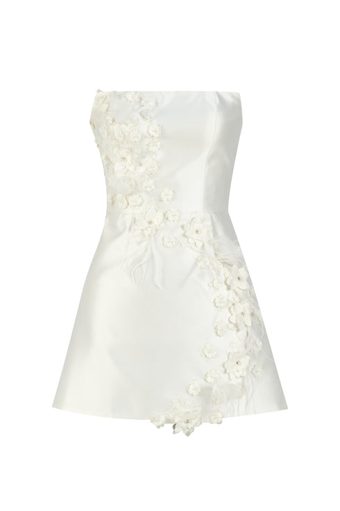 CAMELLIA STRAPLESS MINI DRESS