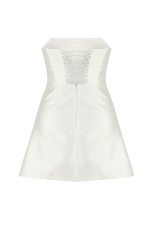 CAMELLIA STRAPLESS MINI DRESS
