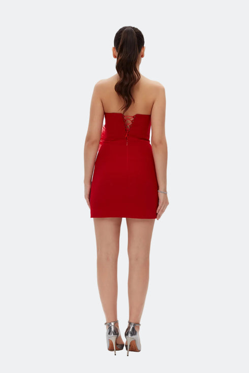 Iris Sweetheart Neck Bodycon Mini Dress