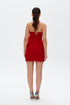 IRIS SWEETHEART NECK BODYCON MINI DRESS