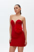 IRIS SWEETHEART NECK BODYCON MINI DRESS