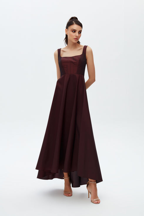 COSMOS A LINE DRESS