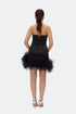 Puff Skirt Detailed Mini Dress