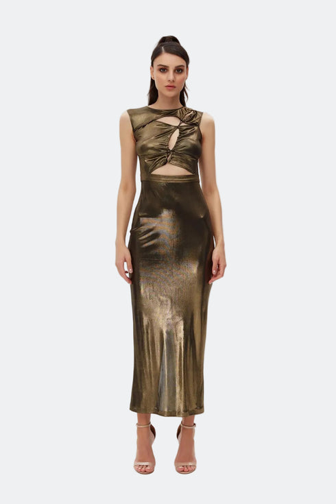 Cut Out Special Form Dress