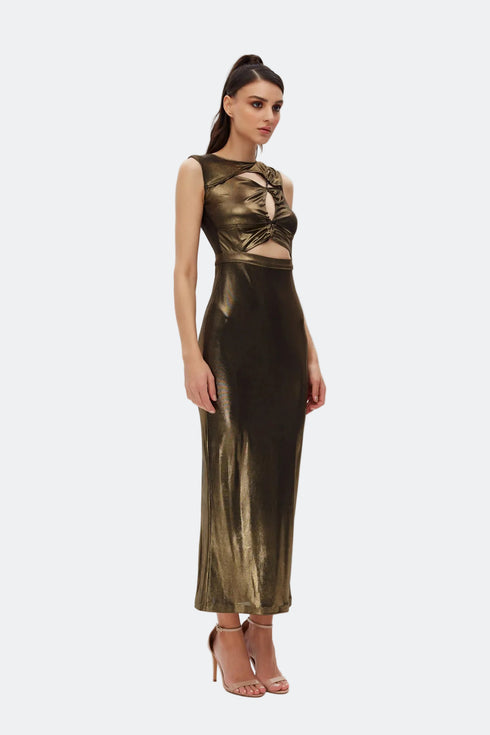 Cut Out Special Form Dress