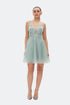 Monarch V Neck Straps Mini Dress