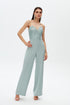 LUCY SWEETHEART NECKLINE JUMPSUIT