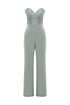 LUCY SWEETHEART NECKLINE JUMPSUIT