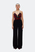 DEEP V DECOLLETE SEQUIN JUMPSUIT