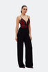 DEEP V DECOLLETE SEQUIN JUMPSUIT
