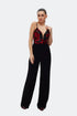 DEEP V DECOLLETE SEQUIN JUMPSUIT