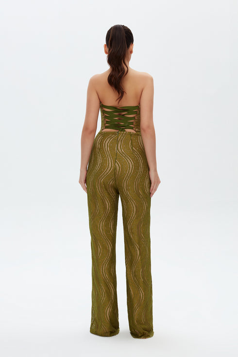 CLOVER SWEETHEART NECK JUMPSUIT