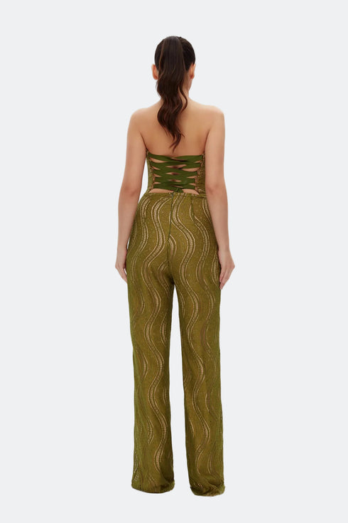 CLOVER SWEETHEART NECK JUMPSUIT