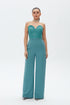 PERSIAN GREEN SWEETHEART JUMPSUIT