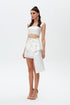 BIG BOW TIE DETAILED MINI SKIRT