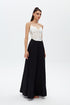 BLACK NIGHT A LINE LONG SKIRT