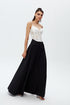 BLACK NIGHT A LINE LONG SKIRT
