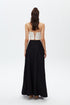 BLACK NIGHT A LINE LONG SKIRT