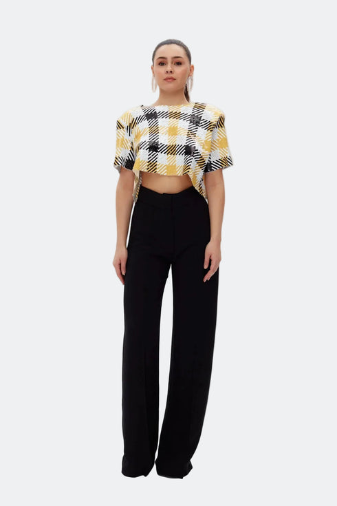 Backless Crop Top