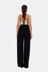 Geopmetric Patterned Spaghetti Strap Crop Top