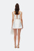 Square Collar Shiny Crop Top