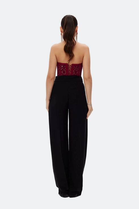 Lace Corset Crop Top