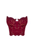 LACE CORSET CROP TOP