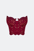 Lace Corset Crop Top