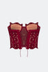 Lace Corset Crop Top