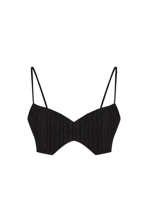 BELIZE SHINY CROP TOP