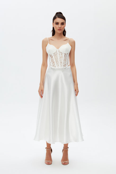 ATHENS LACE CORSET CROP TOP