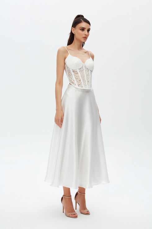 ATHENS LACE CORSET CROP TOP