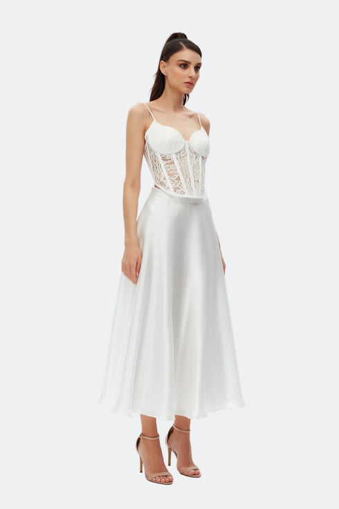 Athens Lace Corset Crop Top